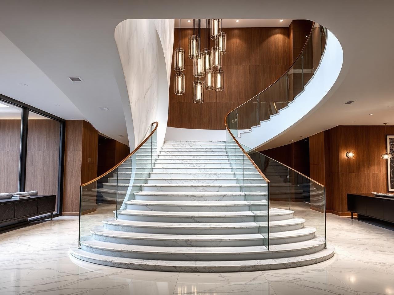 Sculptural Staircase Home, DHA Phase 6, Lahore