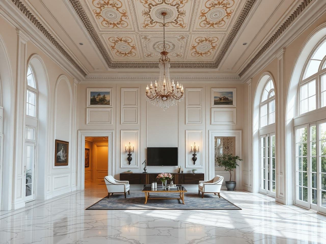 Double Height Living Hall, DHA Phase 6, Lahore
