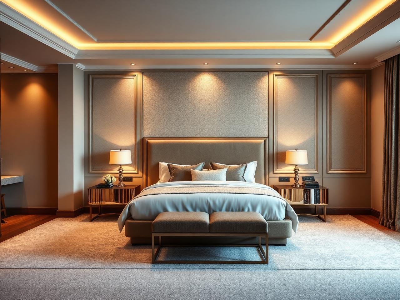 Master Suite Interior, Lake City, Lahore