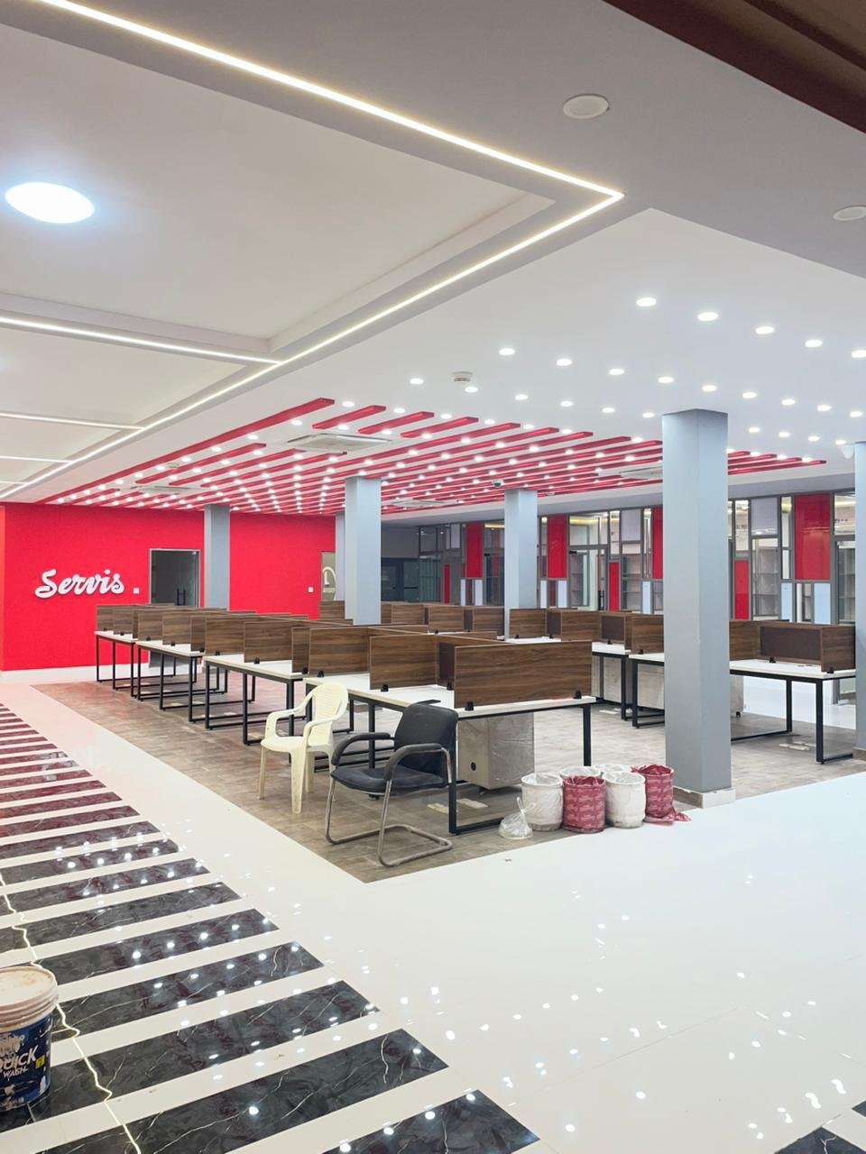 Servis Shoes Office Renovation, Servis Shoes Factory, Lahore